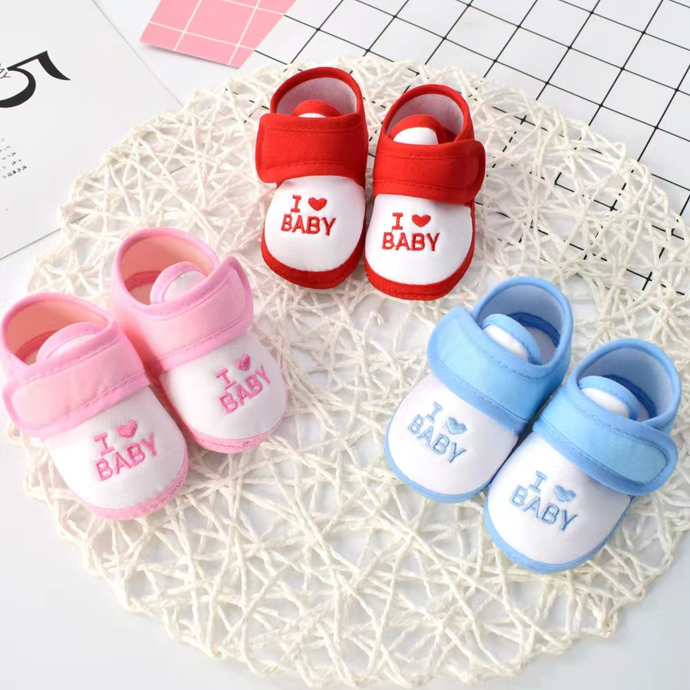 0-1 year old newborn shoes soft sole cloth shoes spring and autumn baby toddler shoes 6-12 months single shoes