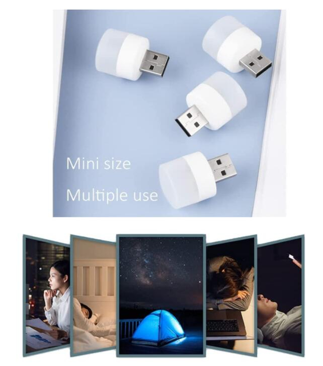 WELLHOME 14PCS Baby Night Light, RTSU Rechargeable Mini Light, Wireless LED Night Lights for Kids, Portable Bedside Lamp for Breastfeeding, Nursery Lamp