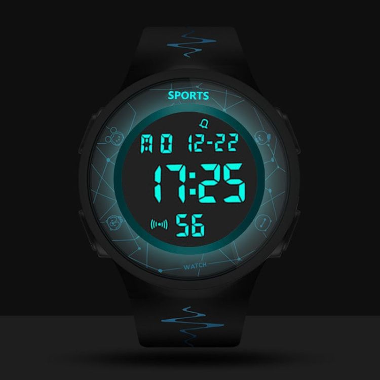 Wrist Watch Waterproof luminous electronic watch Multi functional sports watch CRRSHOP men women Trendy and minimalist watch waterproof Durable to fall Date display Stopwatch timing Alarm mode 