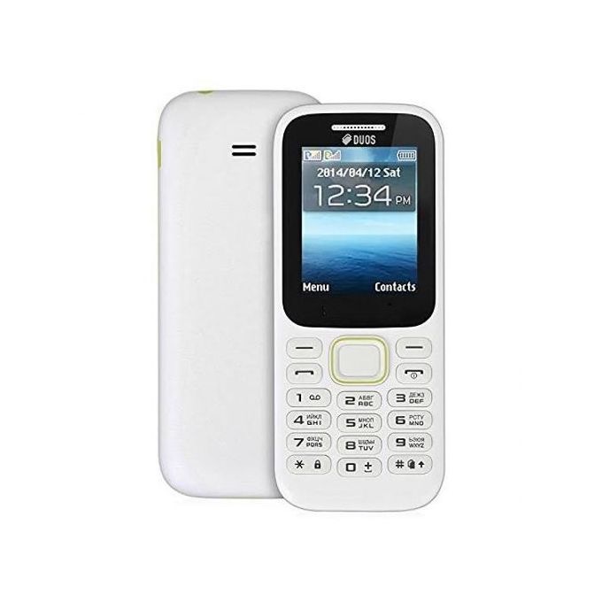 Samsung SM-B310E Button Phone 1.77inch Dual SIM Mini Traditional Phone White