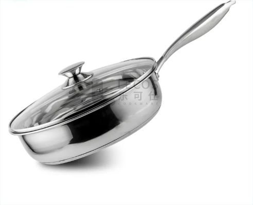 Stainless Steel Frying Pan Non-stick With Lid
