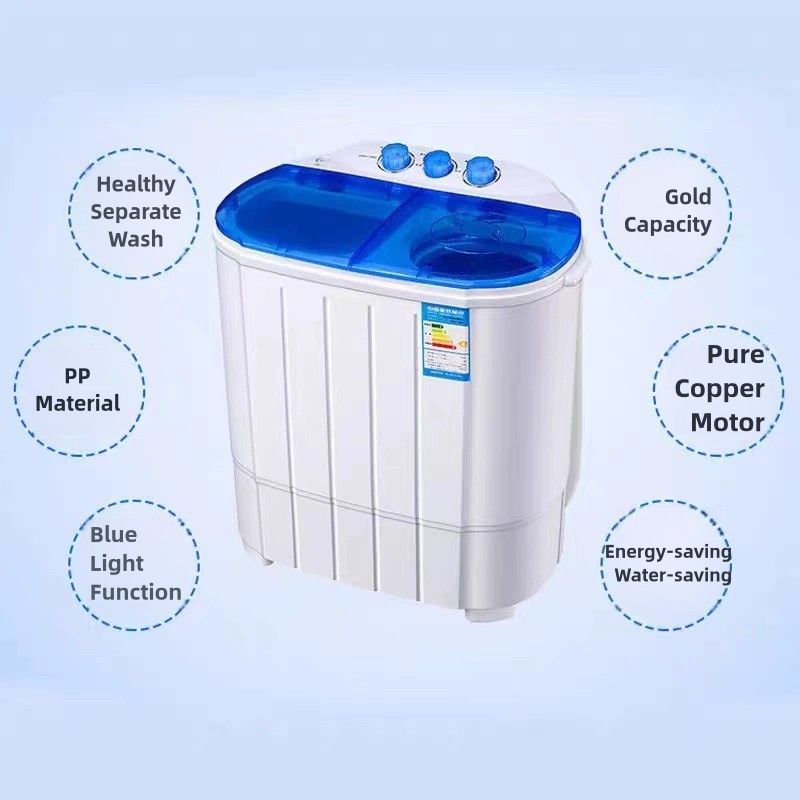 Twin Tub Semi Automatic Washing Machine-White