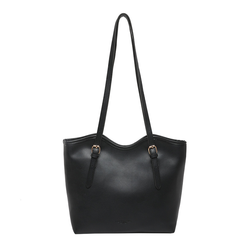Miss DG 2025 new large capacity tote bag fashionable simple handbag commuter shoulder bag