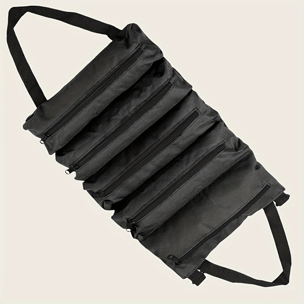 Unisex Hardware Tool Storage Bag, Electrician Tool Bag Made of High Density Oxford Cloth, Portable Multifunctional Tool Organizer Pouch
