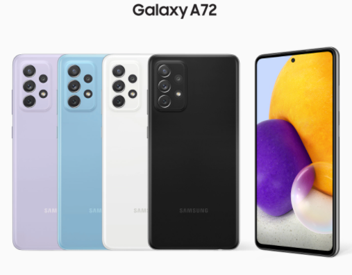 Samsung A72 (5G) - 128GB HDD + 8GB RAM 