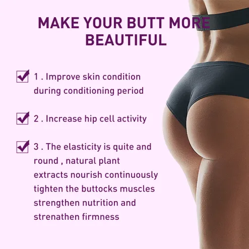 Plump Up Booty Enhancement Oil Hip Lift Essential Buttocks Lift Massage  Firming
