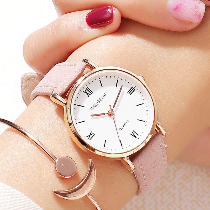 A-004 Women's Simple Casual Belt Quartz Watch Not Waterproof Watch