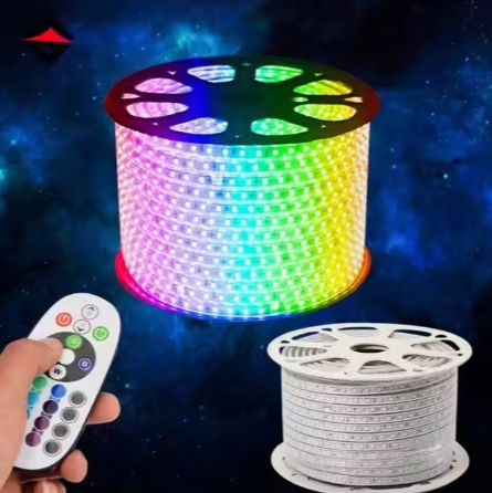 Leopard Cat 50M/Roll  white + Blue 2835 LED Strip Light 72 Lamp Beads 50Meters/Roll+2 pcs Controller Waterproof 1Pcs/Box
