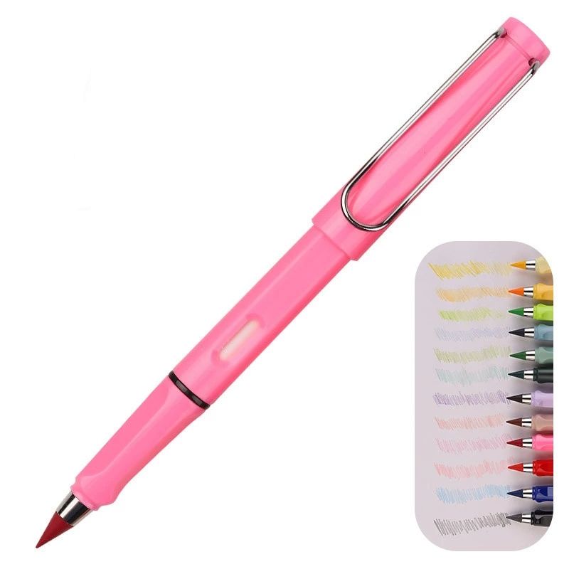 Colored pencil, no ink, no sharpening, eternal upright posture, pencil for drawing and writing, erasable and not easily broken CRRSHOOP free shipping colored pen 