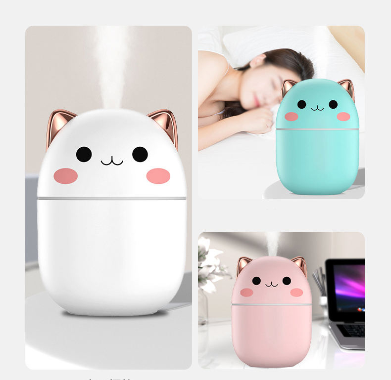 A301 250ml Cute air humidifier Kawaiil Aromatherapy humidifiers diffusers essential oil diffuser home Car Air Purifier Humificador