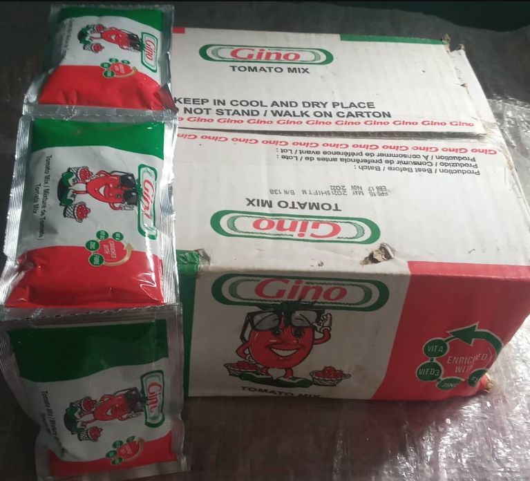 Gino Tomato Paste Sachet 5PCS 100g
 SWEET 
