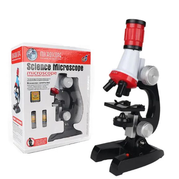 Kids special microscope Early education HD 1200 times microscope toy