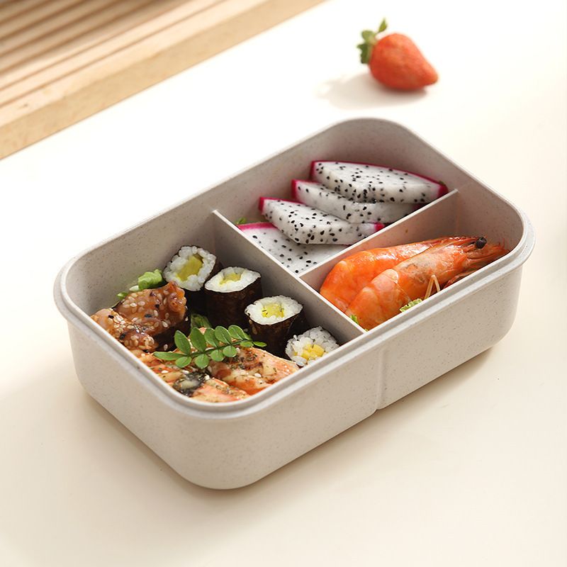 Lunch Box for Office Workers Lunch Box for Girls Light Food Weight Loss Separated Lunch Box for Students Kitchen Dining Storage Travel To-Go Food Containers