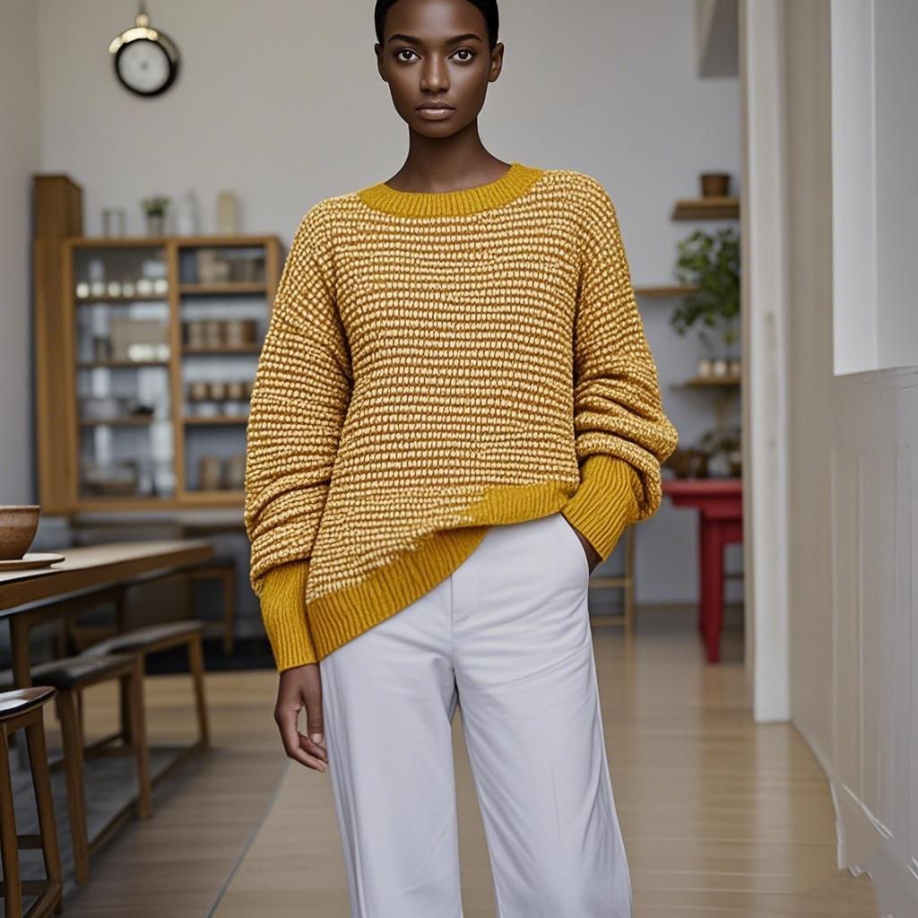Wool knit Sweater Round Neck Sleeveless Knit Top Women's Sweater