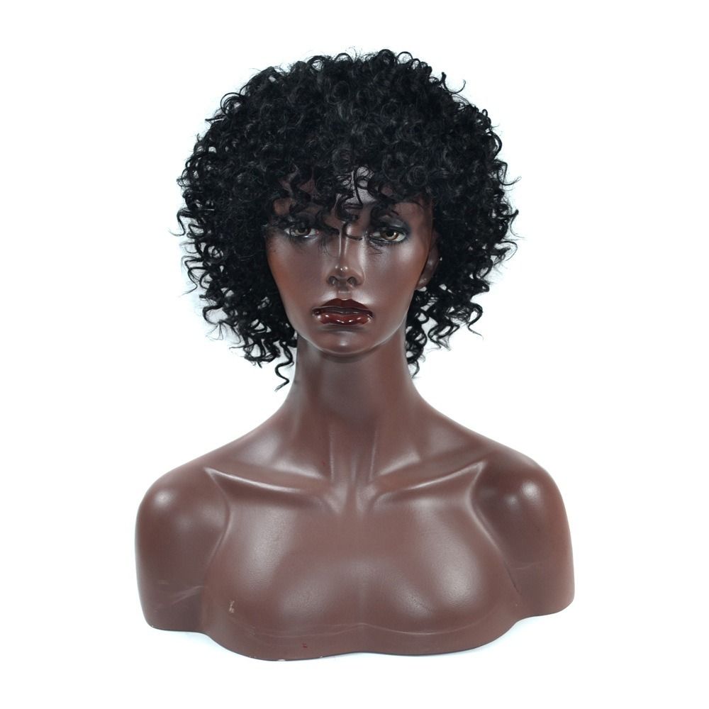 TopKiss Sexy Small Curls Wig for Women, Wish Synthetic Hair Head Cover Local