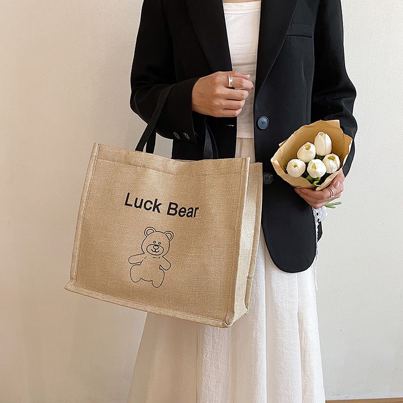 408QN Shoulder Shopping Canvas Cotton Tote Bag