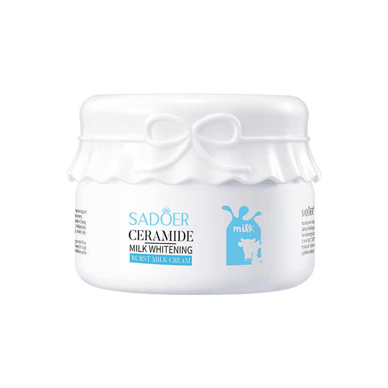 【1 box=96can,MOQ=1 box】SADOER Milk Cream Milk Whitening Moisturizing Cream