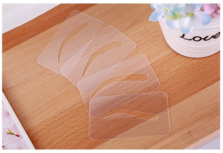 4Pcs thrush card thrush card thrush type environmentally friendly silicone thrush Makeup tool