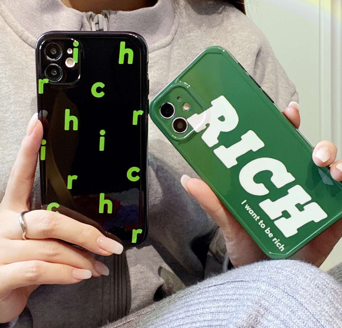 Creative English Letter Shockproof Silicone Soft Case For iPhone 13 12 Pro Max 11 X XR XS 7 8 Plus Lovely Back Cover
