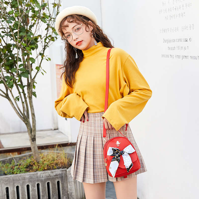 Vento Marea Mini Backpack Crossbody Bag For Teenage Girls 2020 Women Shoulder Phone Purses Korean Style New Convertible Bag Hand