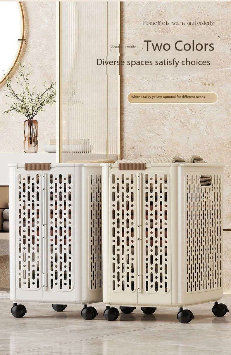 Dirty laundry basket with high aesthetic value, suitable for household use with large capacity and foldable bathroom and toilet storage basket
