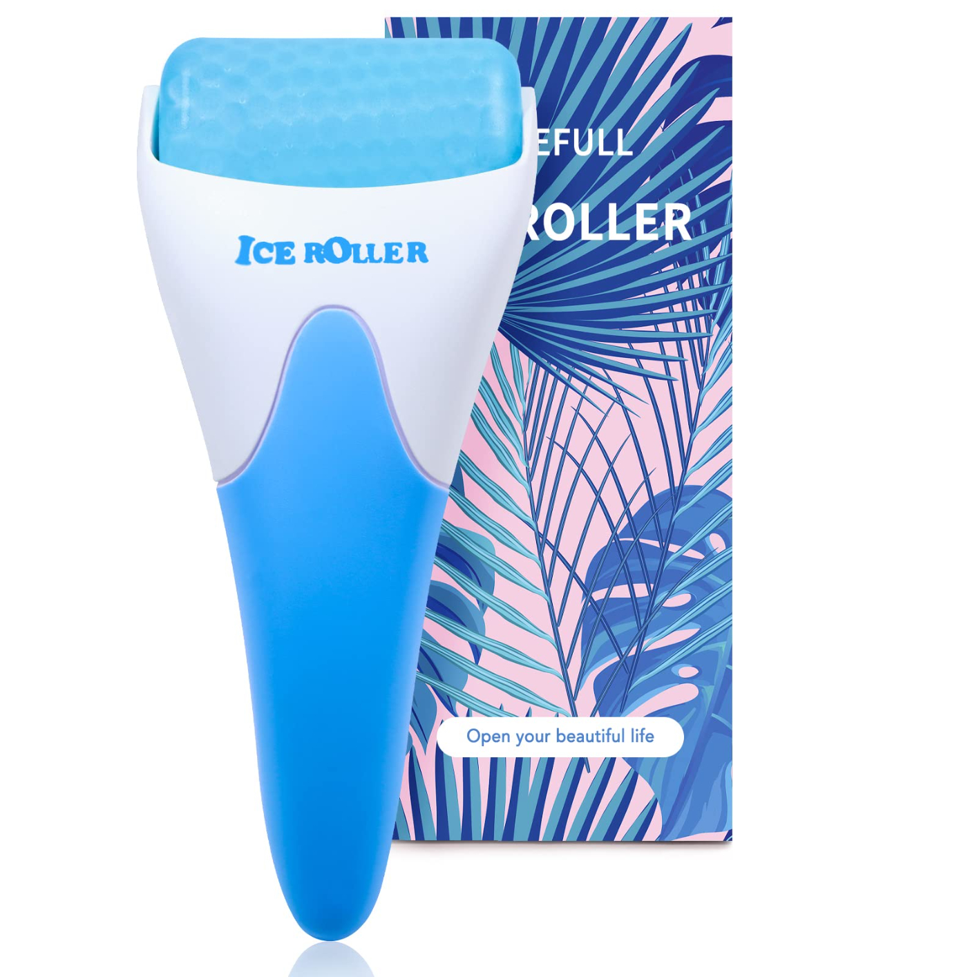 Ice Face Roller Skin Care, Ice Roller for Face & Eye Puffiness Relief, Reduce Pain Migraine and Wrinkles, Face Massage Roller Gifts for Women