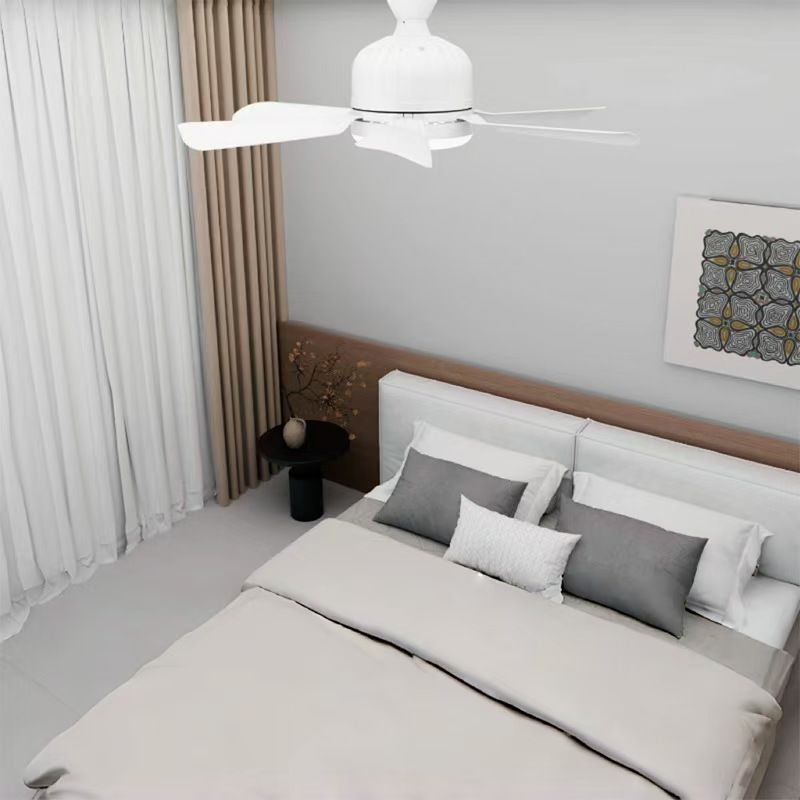 18" Socket Ceiling Fan 40W Light with Remote Control, E27 Based Easy install,LED Ceiling Fan with 3 Color Lights, Adjustable Color Temperature 3000K-6500K 