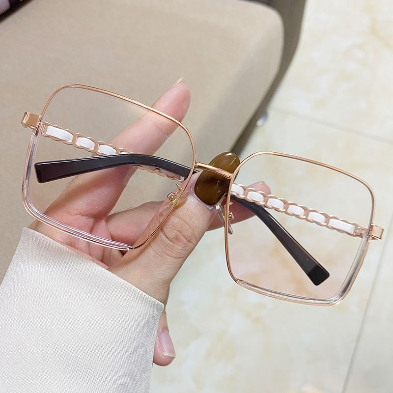 31732 Women's New Anti Blue Light Glasses, Lightweight And Comfortable Decorative Glasses