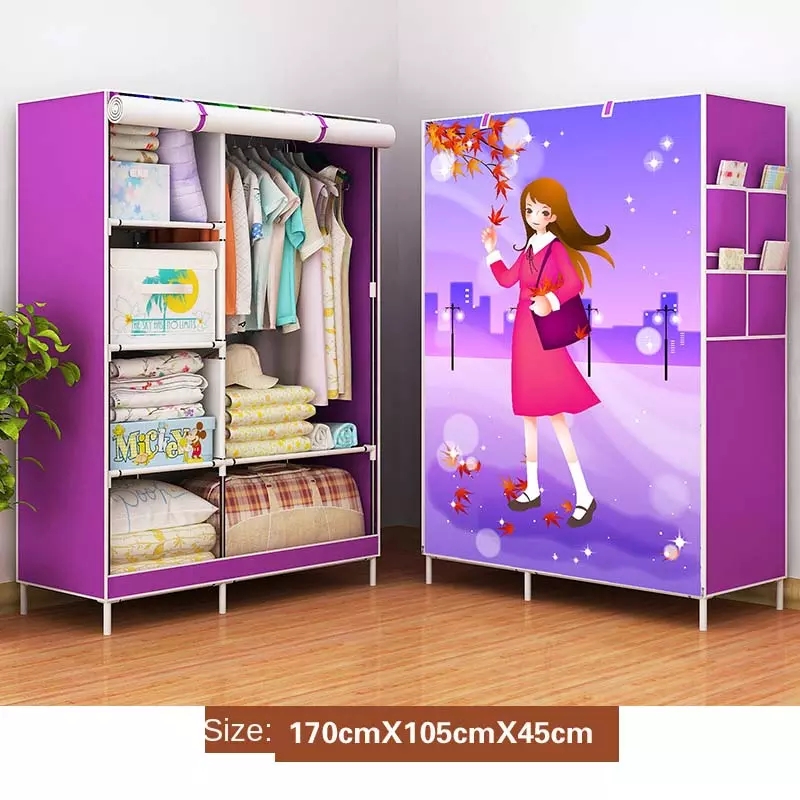 DIY Wardrobe Large Capacity Assemble Closets Portable Home Storage Clothes Organizer Closet