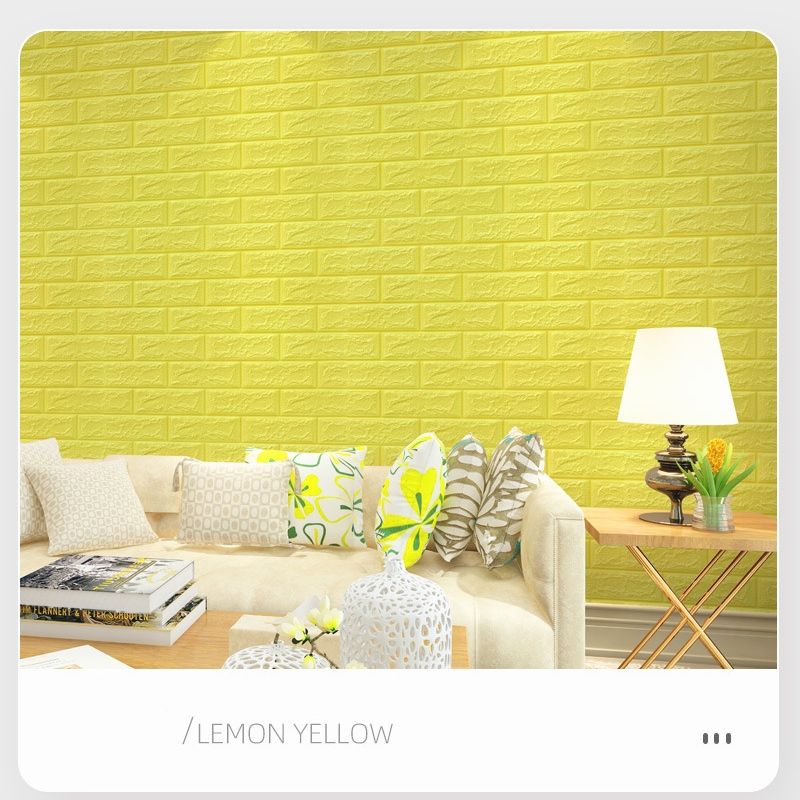 3D Wallpaper Brick pattern small-sized wallpaper, waterproof moisture-proof CRRSOP decoration for dormitories, bedrooms, wall stickers, self-adhesive wallpaper