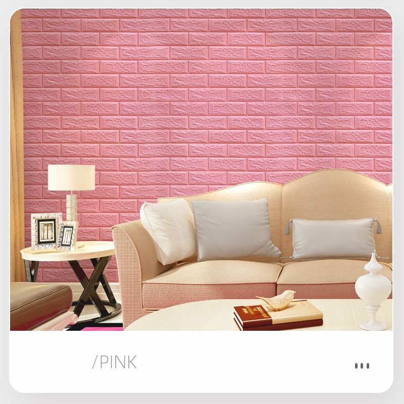 3D Wallpaper Brick pattern small-sized wallpaper, waterproof moisture-proof CRRSOP decoration for dormitories, bedrooms, wall stickers, self-adhesive wallpaper