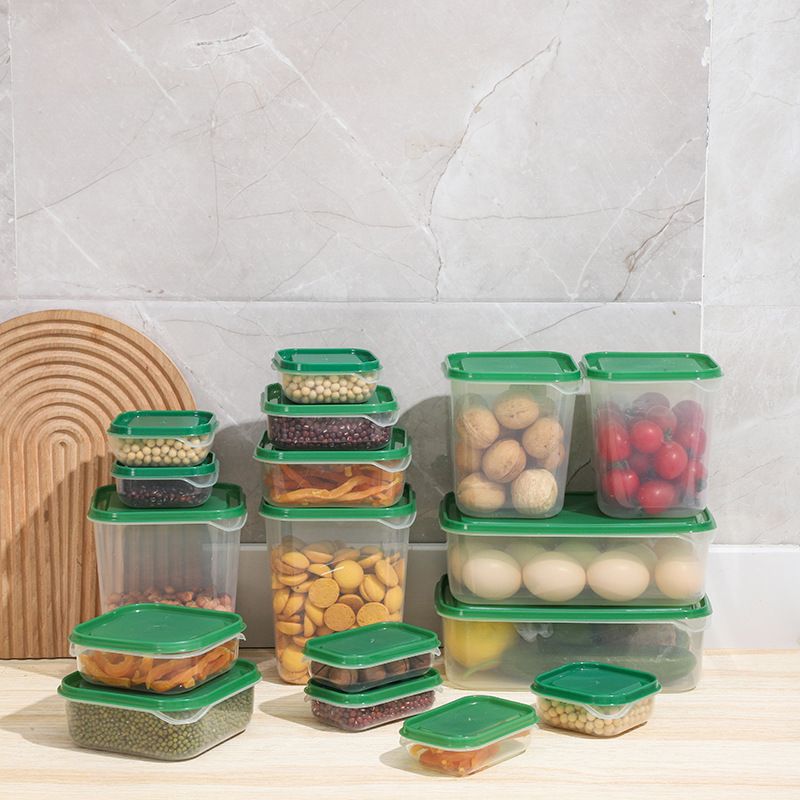 Pack of 17 Food Containers with Lids, Plastic Meal Prep Containers, BPA Free Food Prep Containers with Lids, Airtight Food Storage Boxes, Microwave, Microwave, Dishwasher & Freezer Safe