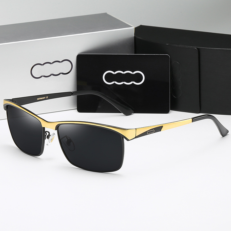 559 Men's Polarized Sunglasses Fashion Trend Square Color Film Glasses Outdoor Driving Sunglasses