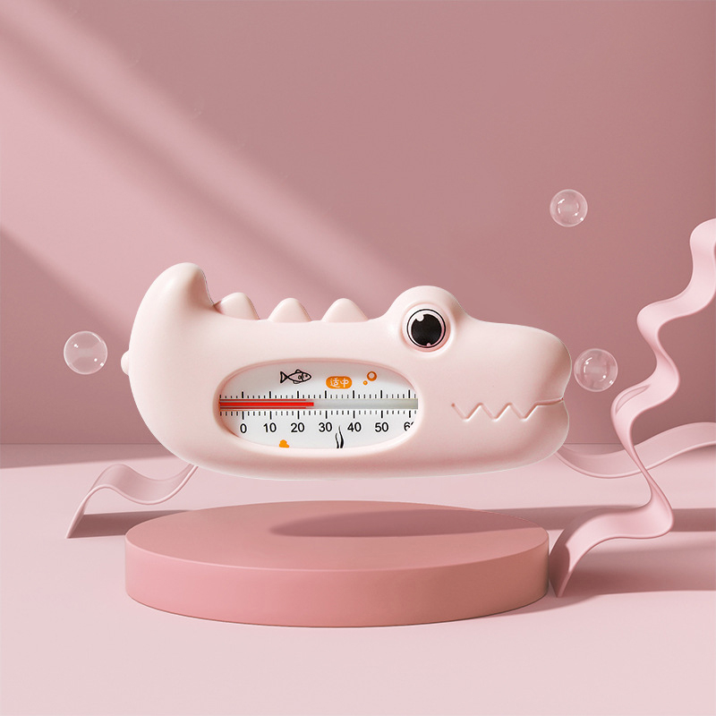 131-1 Baby Bath Thermometer For Newborn Small Crocodile Water Temperature Meter Bath Baby Bath Toys Thermometer Bath Safety Non-Toxic
