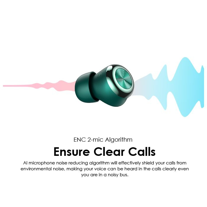 oraimo AirBuds 3 Powerful Bass IPX7 Waterproof TWS True Wireless Earbuds