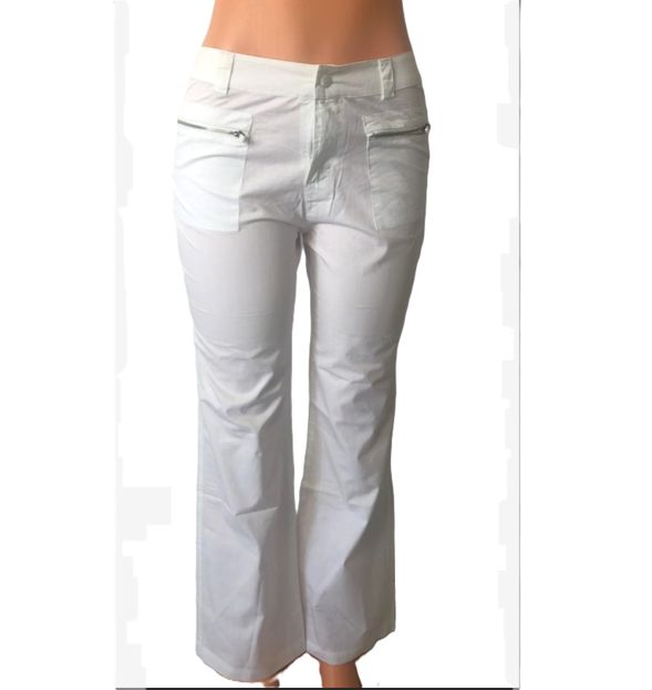 Premium Quality Breathable Casual Women's White Trouser - Good Design - Custom Made Women's Pant