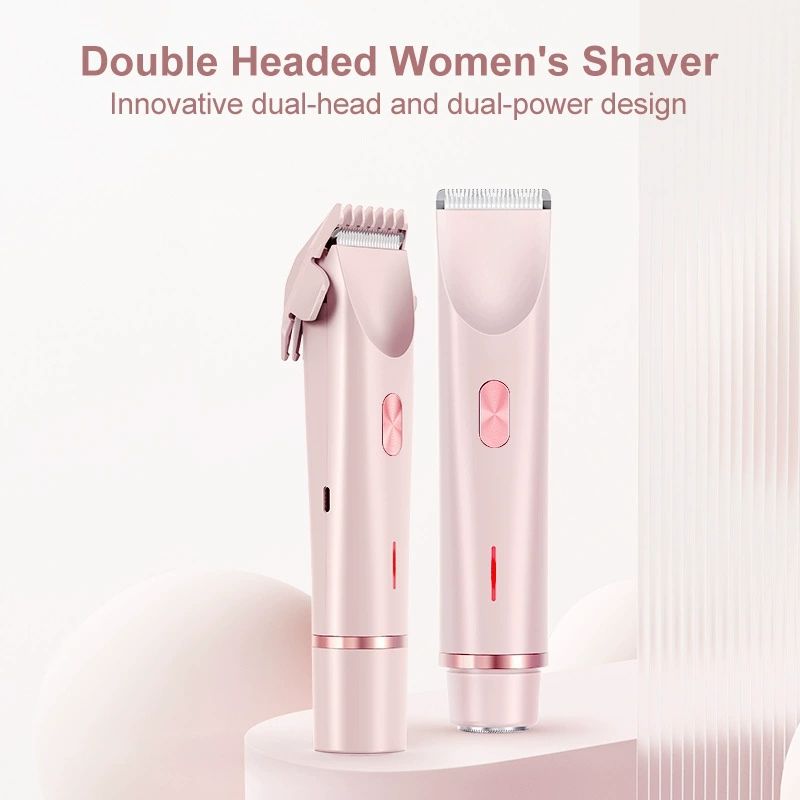 Epilator Women's Depilatory Device Double Head Shaver Private Parts Trimmer Anti-scratch Digital Display Electric Shaver Women's Epilator