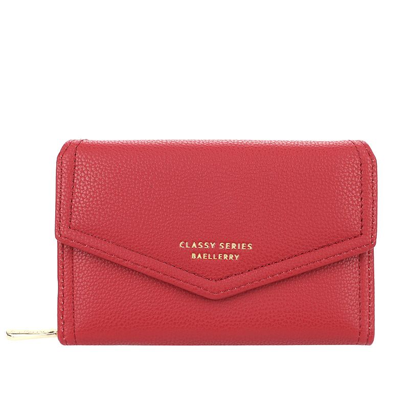 NR065 Women's New Fashion Short Zipper Wallet Horizontal Multi Card Wallet