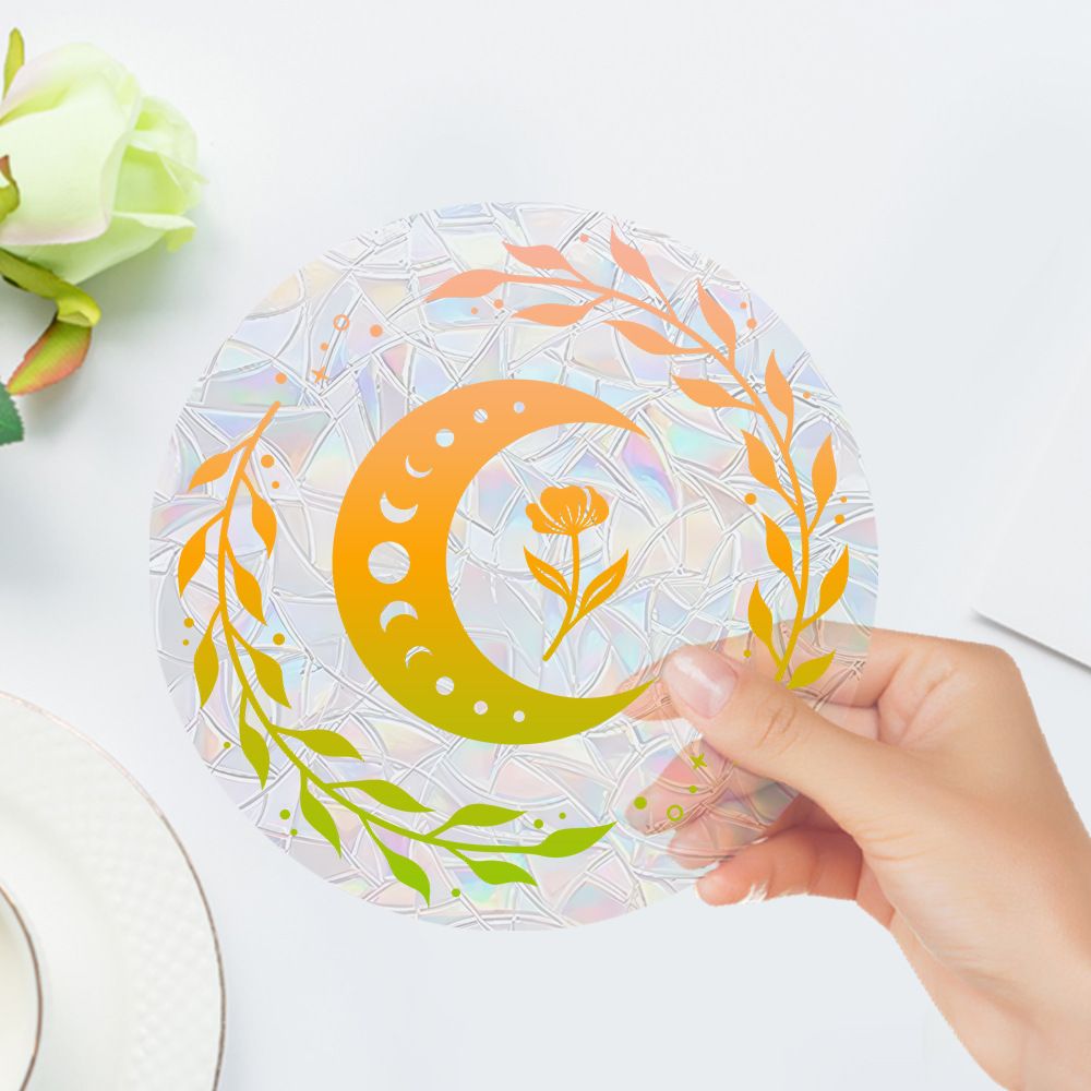Amazon New Plant, Flower, Animal and Sunlight Catcher Static Glass Sticker - Bird - proof Glass Sticker