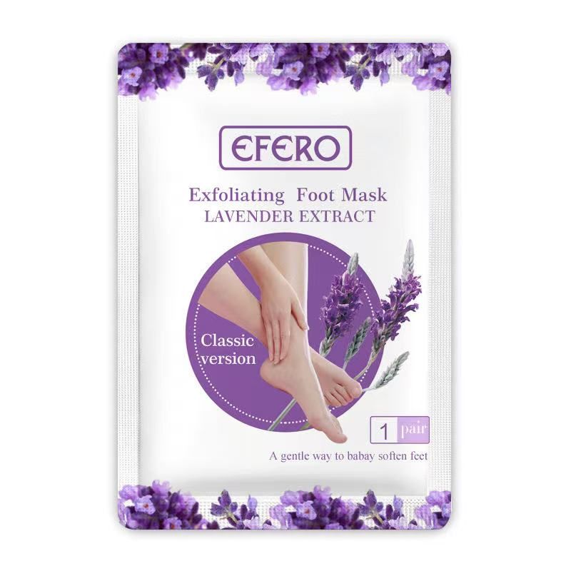 Aloe Vera Foot Mask Peeling for Legs Feet Mask Scrub Exfoliating Socks for Pedicure Anti Crack Heel Remove Skin Foot Patchlavender