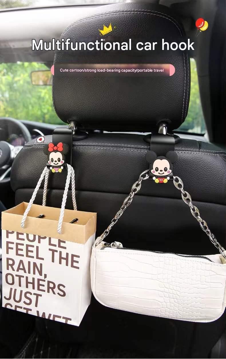 Creative cartoon cute hook, car seat multifunctional small hook, car decorative seat hook(1pcs)