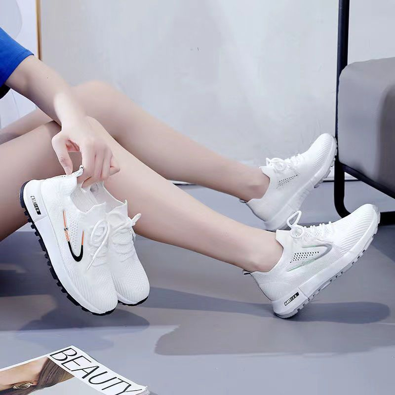 C11 Women Casual Shoes Mesh Breathable Walking Flat Shoes Sneakers