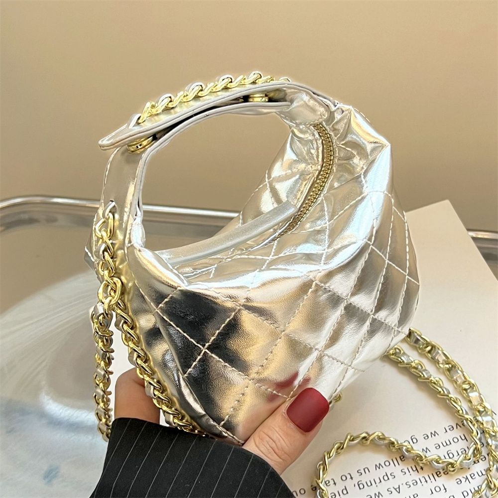 Casual fashion Korean mini chain women's bag 2024 new Ringer temperament shoulder bag simple crossbody CCJ9818