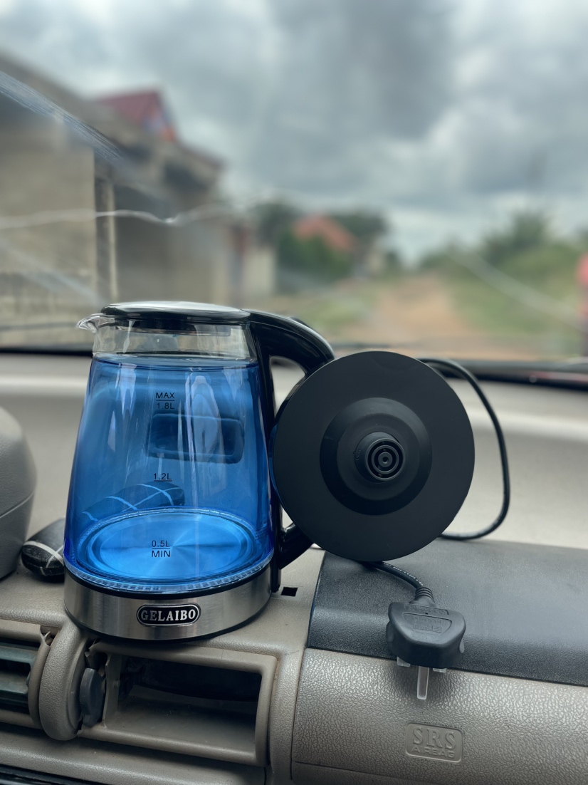 GELAIBO Kettle 1.8L with Blue LED Light Water Heater Electric Kettle Small Order Household Glass Color Box Smart Digital Glass Kettle 1500W - GLB-YC320A evaluates picture